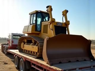 Construction machinery loading