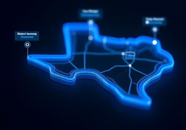 Visual representation of complex multi-state route planning for oversized cargo